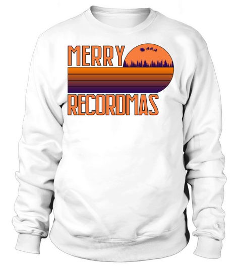 Merry Recordmas Vintage Recording Engineer Sweatshirt Unisex