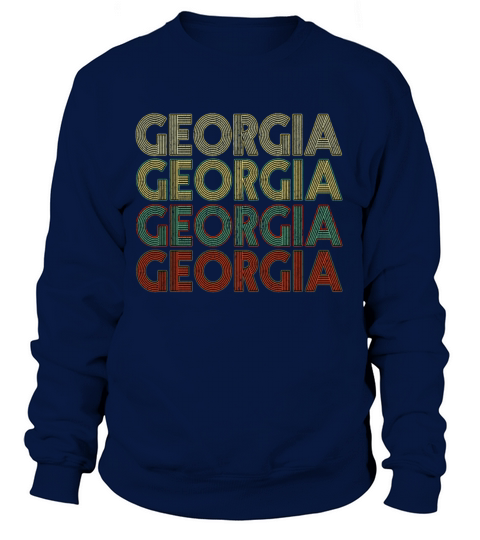 Retro America State Flag Vintage Georgia Sweatshirt Unisex