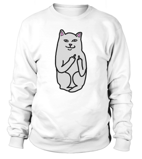 Tee shirt Chat et majeur Sweatshirt Unisex