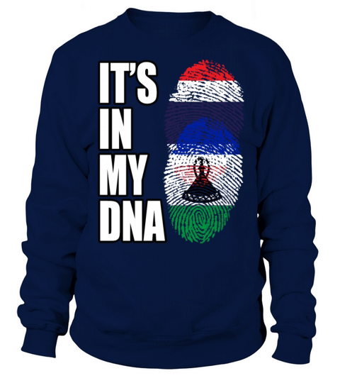 Thai And Basotho Vintage Heritage DNA Flag Sweatshirt Unisex