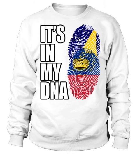 Tokelauan And Liechtensteiner Mix Heritage DNA Fla Sweatshirt Unisex