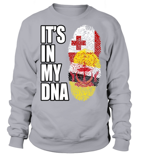 Tongan And Bruneian Mix Heritage DNA Flag Sweatshirt Unisex