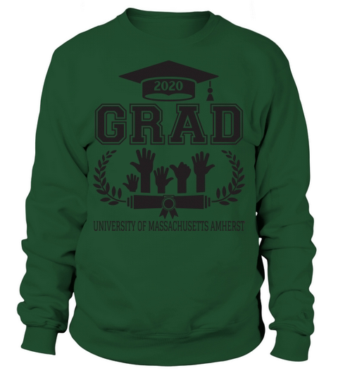 University School Graduation UNIVERSITY OF MASSACHUSETTS AMHERST Grad 2020 Sweatshirt Unisex