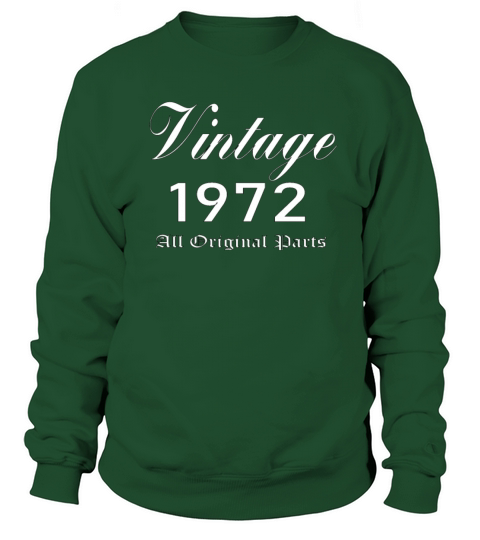 Vintage 1972 White Sweatshirt Unisex