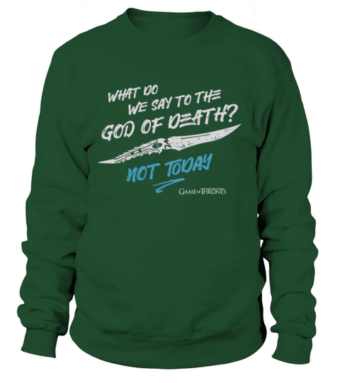 What do we say to the God of death not today - Ladies Flowy Tank Sweatshirt Unisex
