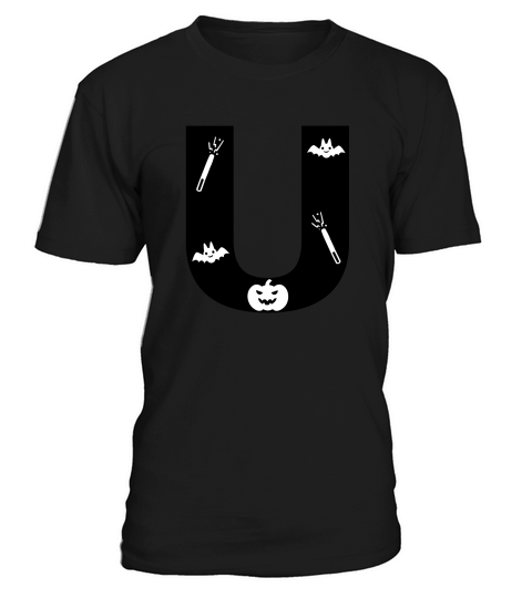 Halloween Alphabets Numbers Clipart U T-Shirt Unisex