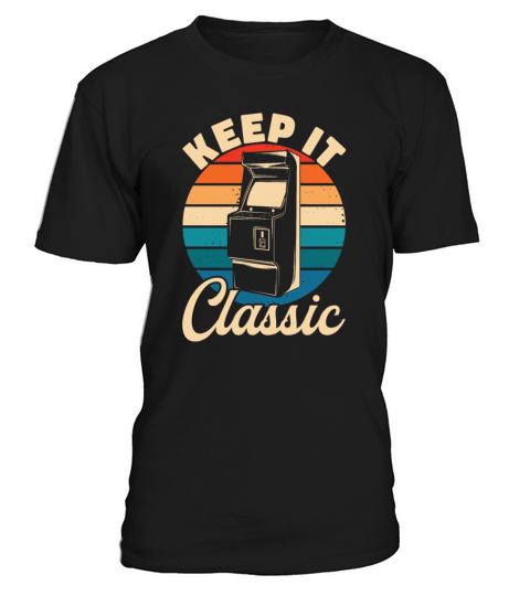 Keep It Classic - Retro 90s Arcade Games T-Shirt Unisex