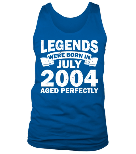 18th birthday July vintage 2004 gift idea Tank Top Unisex