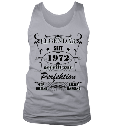 1972 Birthday Man 50 Years Decoration Funny 50s 50 Tank Top Unisex