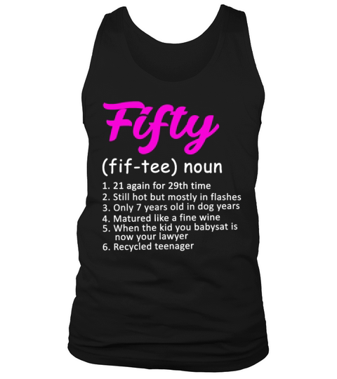 50th Birthday Tank Top Unisex