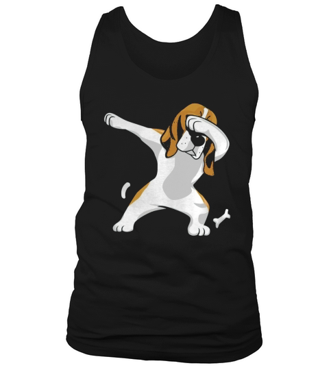 Beagle Hound Dabbing Dab Beagle Lover Puppy Fun Apparel Tee Tank Top Unisex