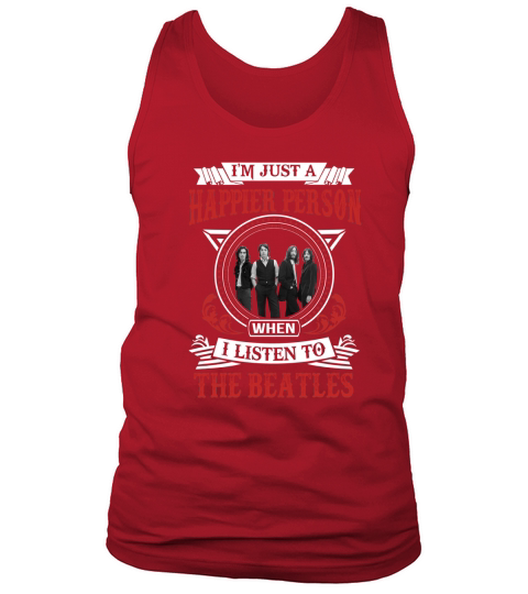 BEATLES HAPPIER PERSON SHIRT Tank Top Unisex
