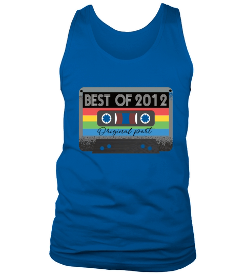 Best Of 2012 Vintage Cassette Retro Birthday Tank Top Unisex