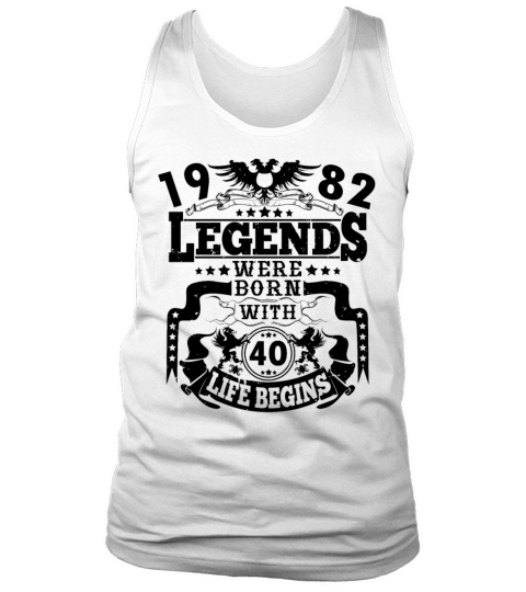 Born in 1982 Birthday Legend Tank Top Unisex