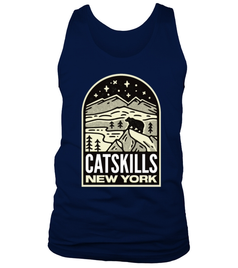 Catskills New York Mountains Vintage Tank Top Unisex