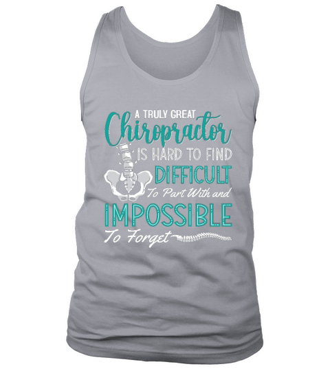 Chiropractic Spine Truly Great Chiropractor Chiro Tank Top Unisex