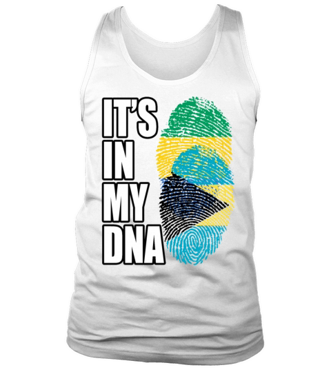 Gambian And Bahamian Mix Heritage DNA Flag Tank Top Unisex