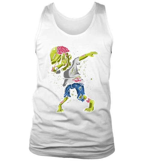 Green Zombie Dabbing Shirt Tank Top Unisex