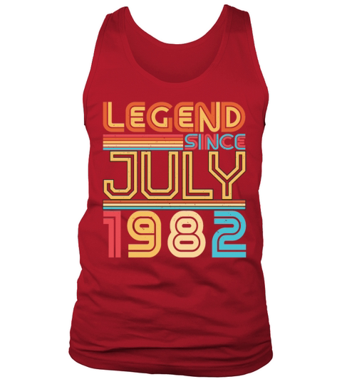 July 1982 40th Birthday Tank Top Unisex