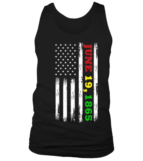 Juneteenth Flag June 19 1865 Black history Tank Top Unisex