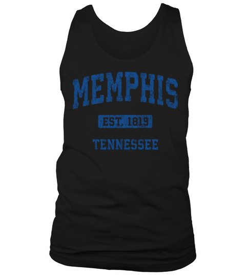 Memphis Tennessee Tn Vintage Athletic Sports Desig Tank Top Unisex