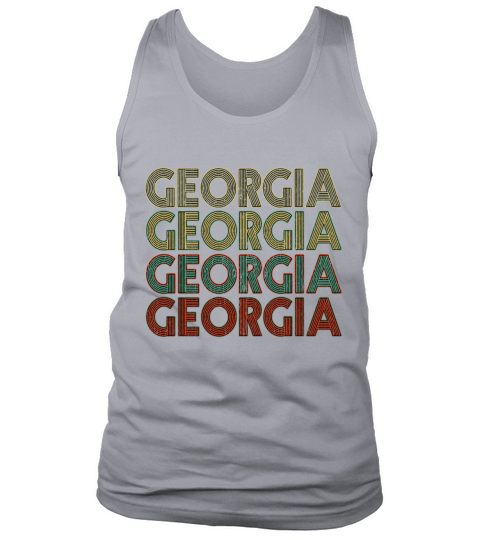 Retro America State Flag Vintage Georgia Tank Top Unisex