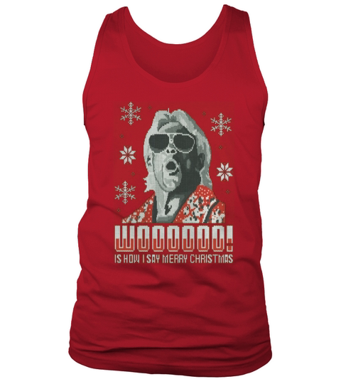 Ric Flair wwe xmas Tshirt Tank Top Unisex