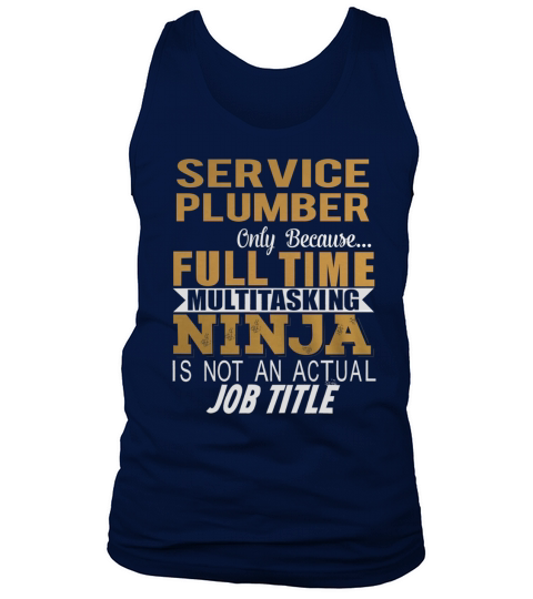 SERVICE PLUMBER Ninja Tank Top Unisex