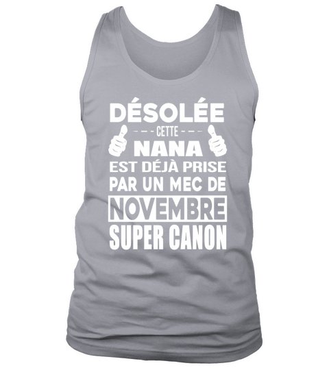 UN MEC DE NOVEMBRE SUPER CANON Tank Top Unisex