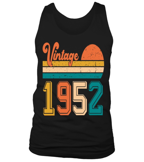 Vintage 1952 birthday gift Tank Top Unisex