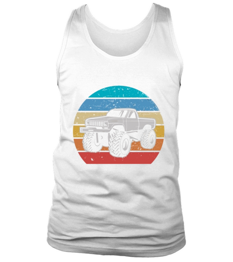 Vintage Monster Truck Retro Vintage Style Bigfoot Tank Top Unisex