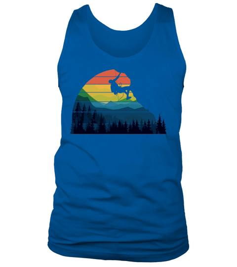 Vintage Rock Climbing Bouldering Style Climbers Tank Top Unisex