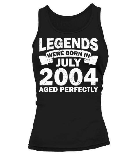 18th birthday July vintage 2004 gift idea Tank top Woman