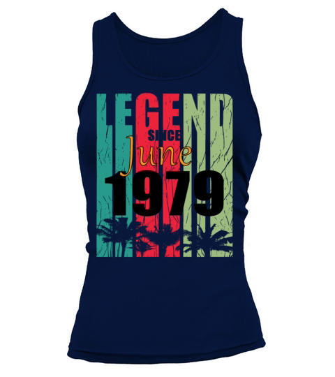1979 vintage born in June gift Tank top Woman