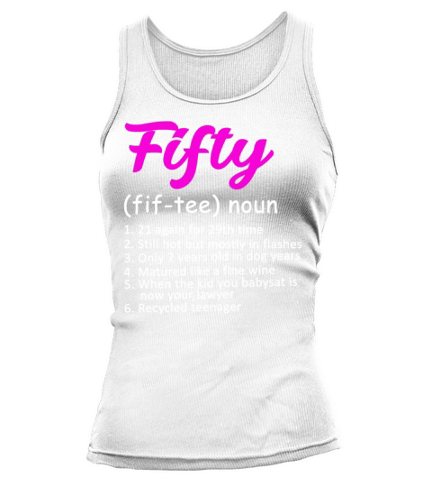 50th Birthday Tank top Woman