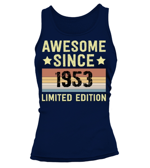Awesome Since 1953 Retro 69 Years Old Birthday Tank top Woman