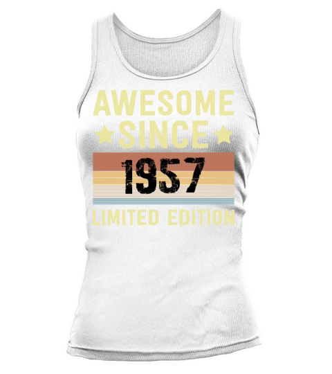 Awesome Since 1957 Retro 65 Years Old Birthday Tank top Woman