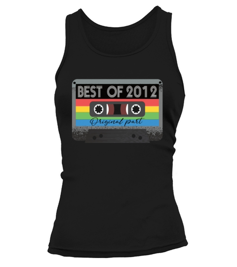 Best Of 2012 Vintage Cassette Retro Birthday Tank top Woman