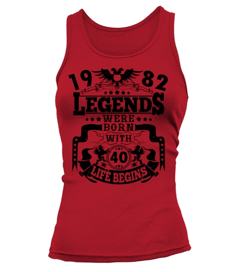 Born in 1982 Birthday Legend Tank top Woman