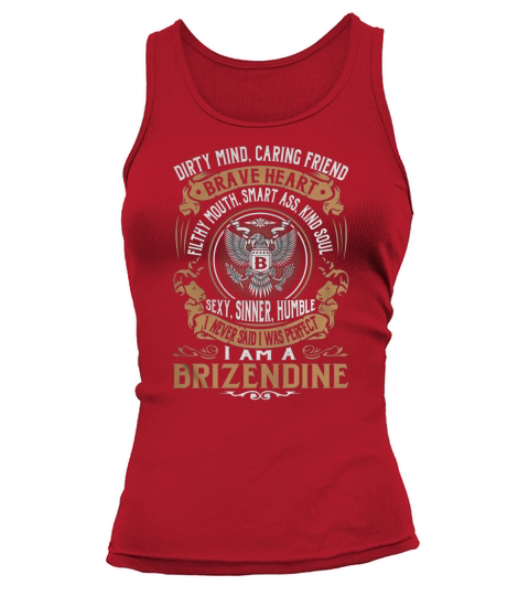 BRIZENDINE Last Name, Surname Tshirt Tank top Woman