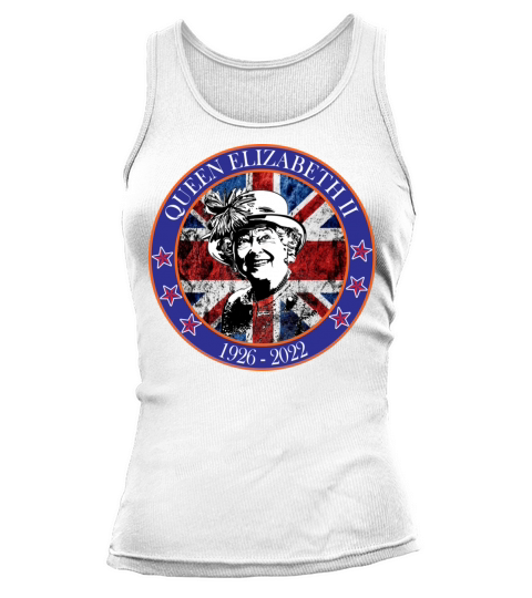 Elizabeth sunglasses tshirt british crown union ja Tank top Woman