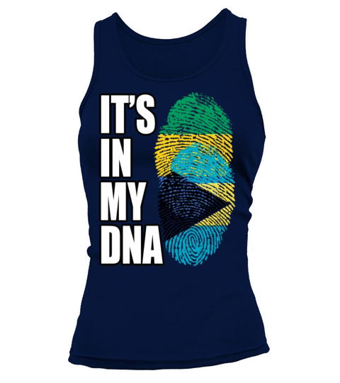 Gambian And Bahamian Mix Heritage DNA Flag Tank top Woman