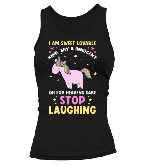 German Unicorn Quote Tank top Woman