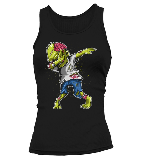 Green Zombie Dabbing Shirt Tank top Woman