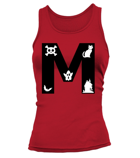 Halloween Alphabets Numbers Clipart M Tank top Woman