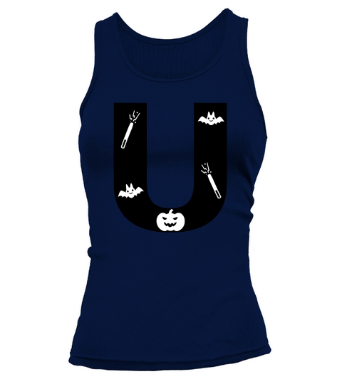 Halloween Alphabets Numbers Clipart U Tank top Woman