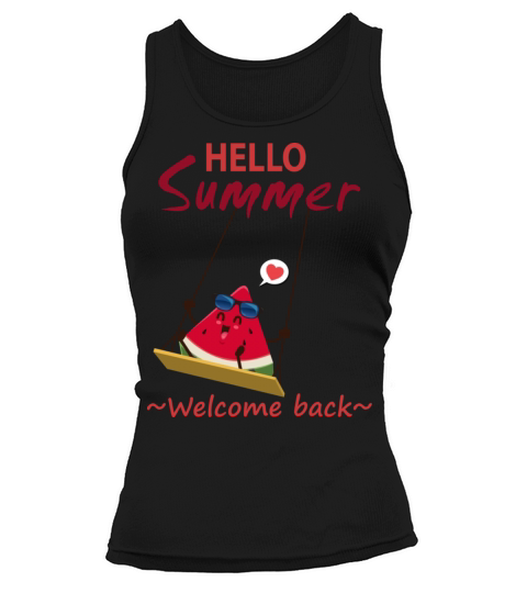 hello summer welcome back Tank top Woman