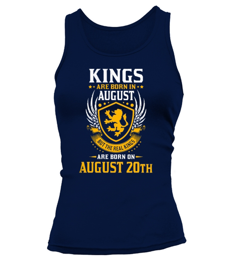King are born in august 20th Tank top Woman