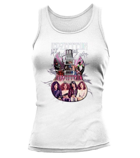 Led Zeppelin Guitar Signatures Tank top Woman