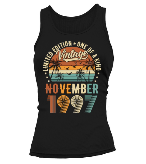 Limited Edition November 1997 Birthday Present Tank top Woman